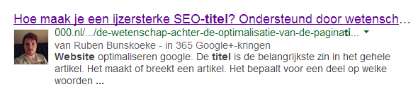 Slechte paginatitel