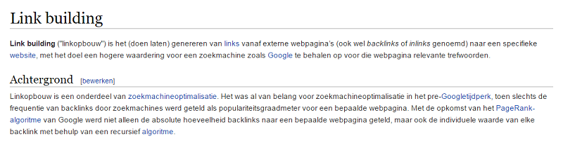 interne linkbuilding