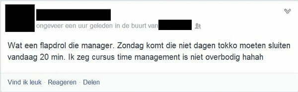 personeel op social media