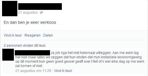 personeel op social media