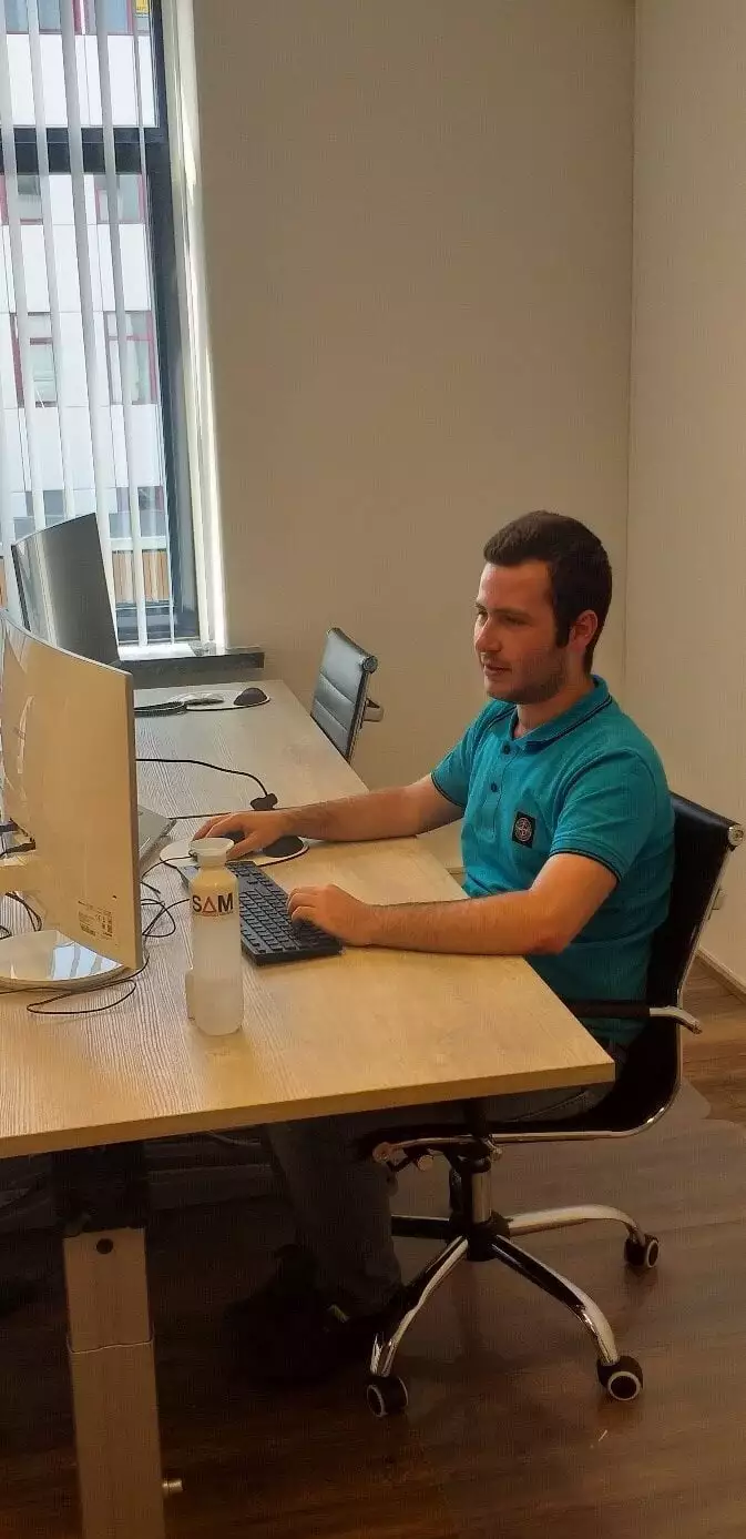 Kelvin aan het werk