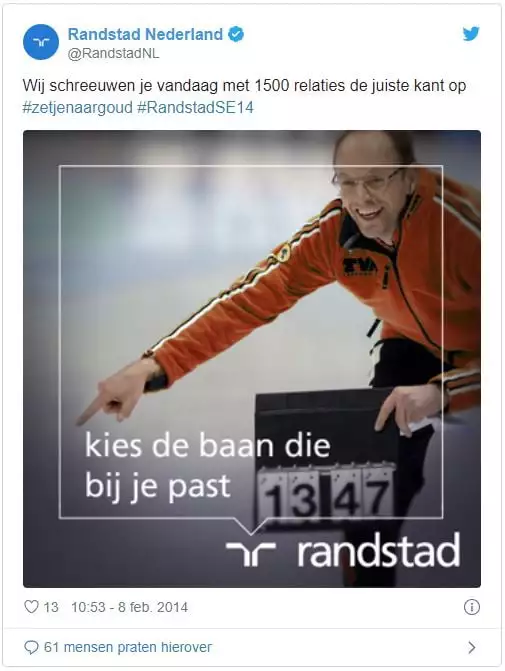 Randstad Nederland social media