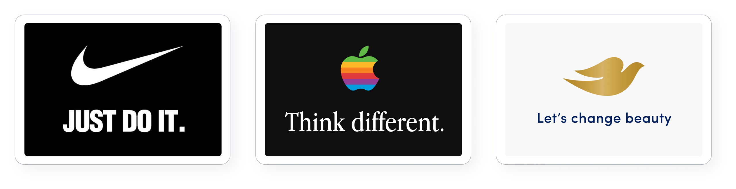 Voorbeelden merkidentiteit